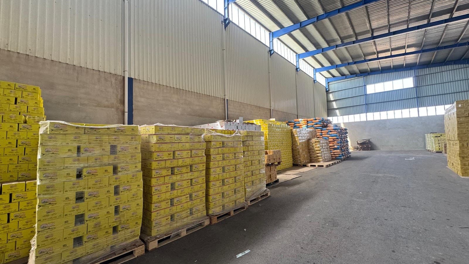 Bagged cargo staging